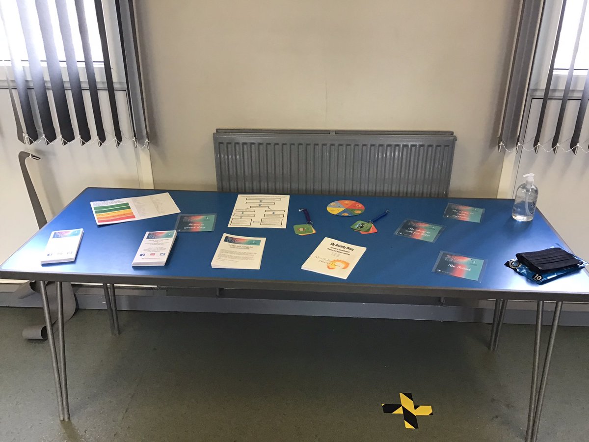 Youngfutureuk's tweet photo. First day for group was this morning. Set up according to social distancing 😁 why not join us on zoom next Monday 10Am have a cuppa and a chat in the comfort of your own home @school_milton https://t.co/96EcKd8kOc