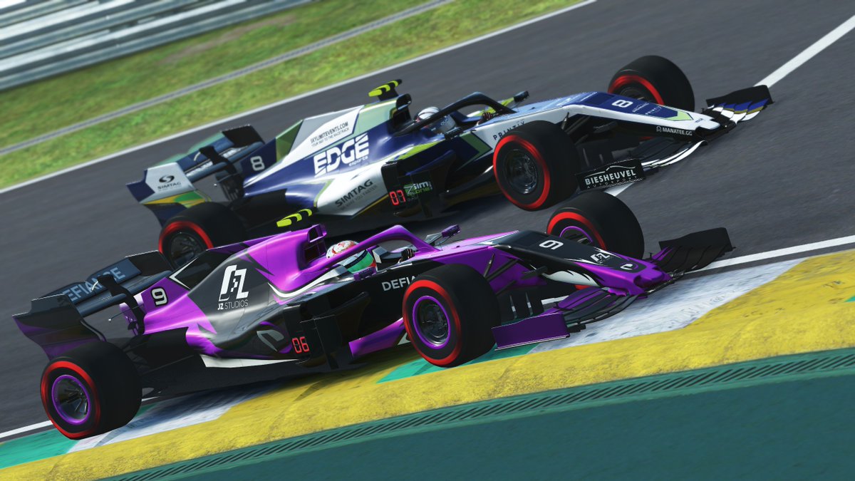 Defiance_Racing's tweet photo. Yesterday we made a one off appearance in the @FSR_esports world championship at Interlagos 🇧🇷

@Baxterinho finished off the season with a P7
@jordy_zw was unfortunate to DNF early on

Keep those 👀 peeled for further updates! https://t.co/jyvEOGPRCF