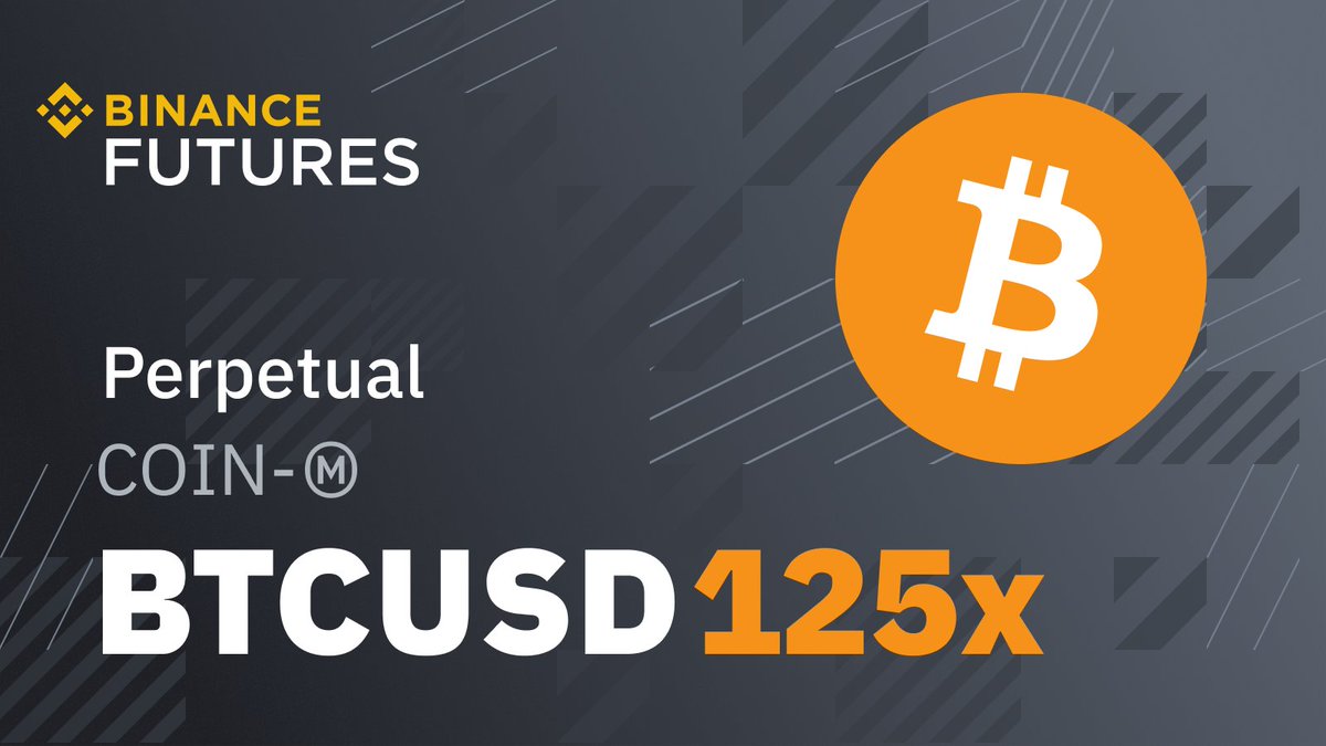 Binance Futures Will Launch #BTC/USD Coin-Ⓜ Perpetual Contract With Up to  125x Leverage ➡️https://t.co/ZlNkg0FN8I