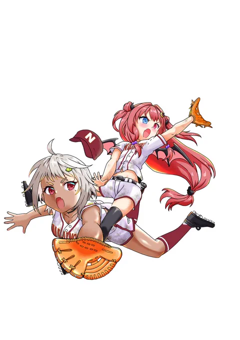 葉山「ろあっちゃん同じチームだね!!」
ロア「うん!我もセカンドできるからまりんちゃん一緒に守ろー?」
舞元「」
#舞鈴クラフト #ロアート #にじさんじ甲子園 #にじさんじアルプススタンド 