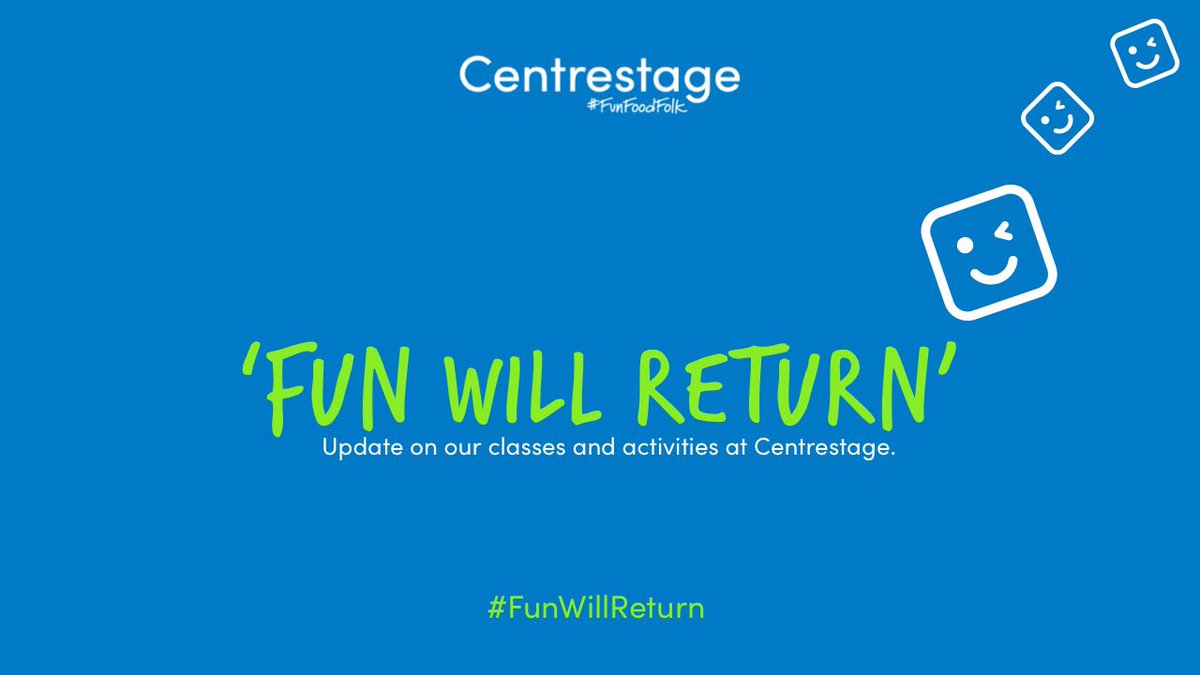 CentrestageMT's tweet photo. Update on our @CentrestageMT classes | ▶️ https://t.co/4RAJjHfz2d
#FunWillReturn | 🤩 https://t.co/VXqzokaBeo