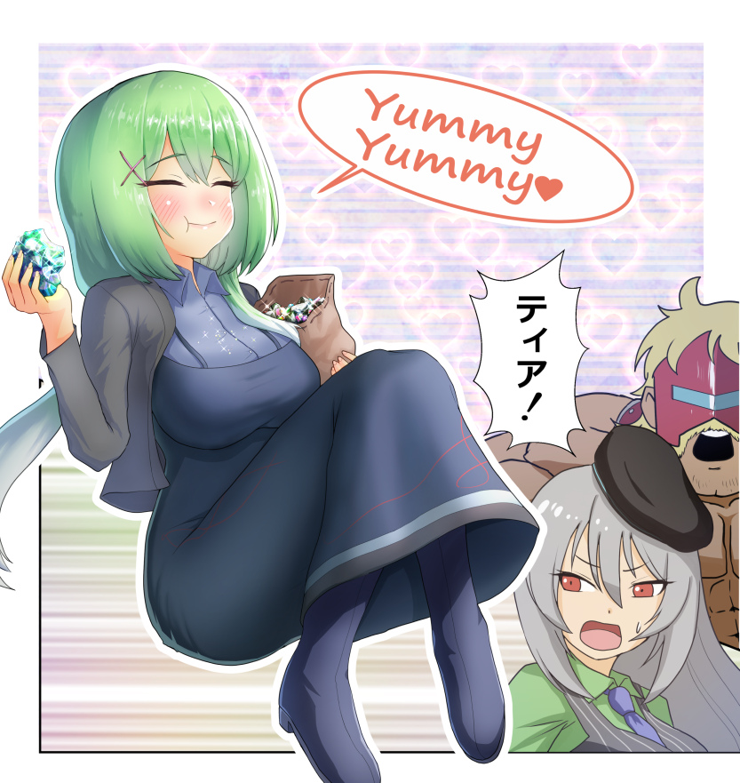 skebでよその子と何かの超人を描きました 