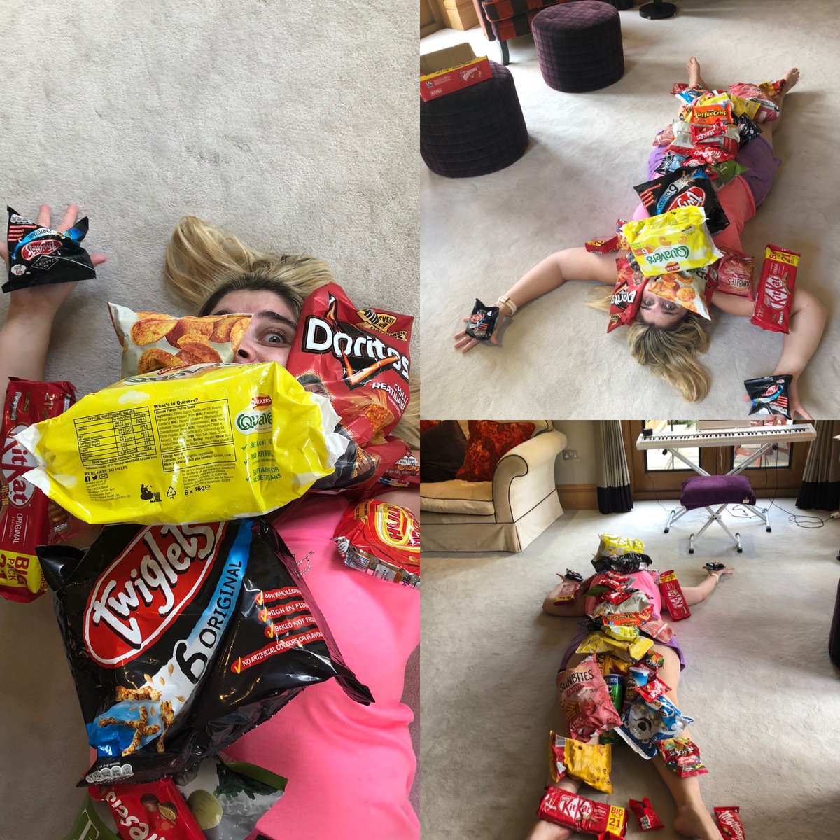 NJHartstone's tweet photo. When snacks attack … it can be brutal #GISH #GISH2020 https://t.co/Foa2X9SYz6