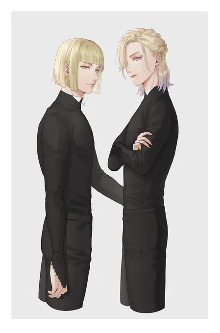 👑と🏹の絶妙な体格差よ… 