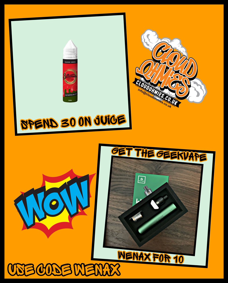 cloudohmies's tweet image. This weeks deals cloudohmies.co.uk