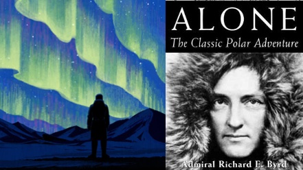 Suffering frostbite &amp; carbon monoxide poisoning, explorer Richard Byrd was rescued #OnThisDay in 1934, after 5 months alone in the Antarctic winter: “Part of me remained forever at 80°08’South….I live more simply now &amp; with more peace.” His book "Alone": still an excellent read!