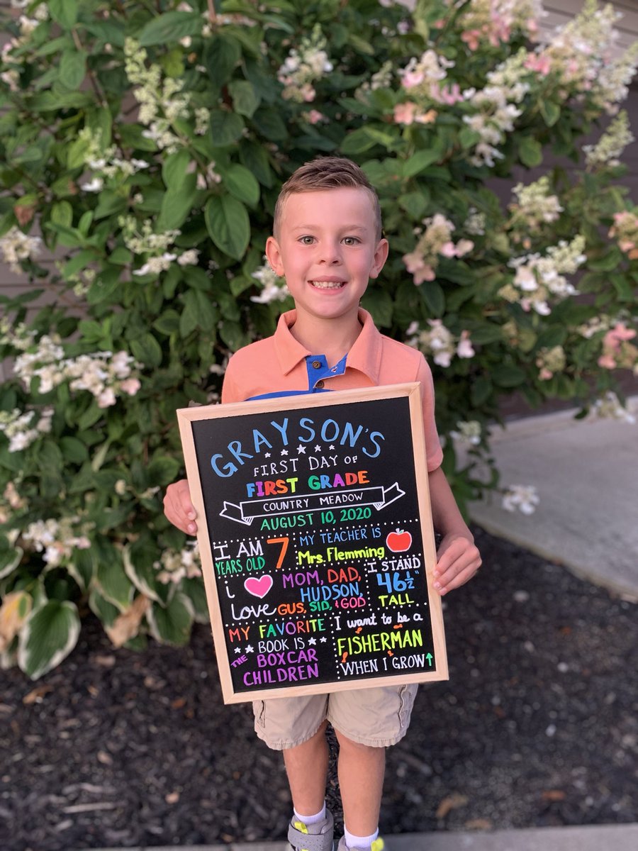 J_Hoard's tweet photo. First day of school 2020.  Let’s do this!! https://t.co/2oCechJGsq