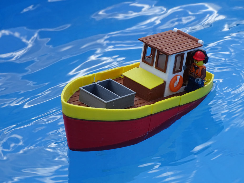 Cults. on X: 🌊 This 3D printed floating toy fishing boat made by Printed  Toys is the perfect gift for your kids this summer! 💜 FREE STL FILES 👉    /