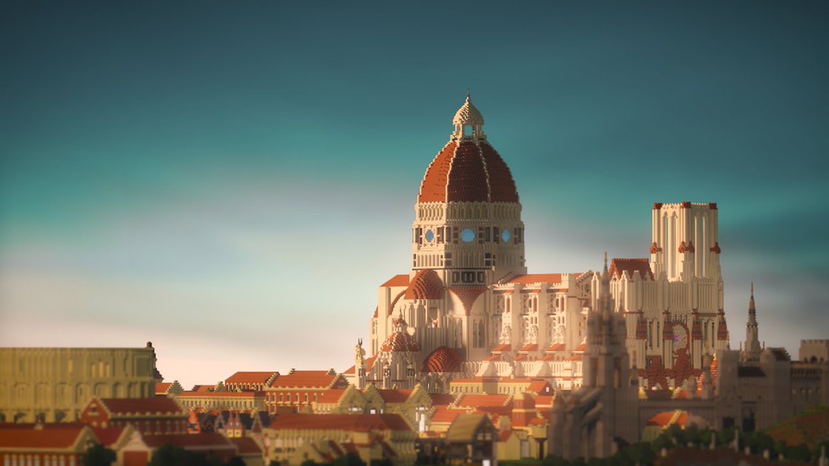 TimeCraftWork's tweet image. 维纳斯城
渲染:海角 
地图策划:汽车
#minecraft建築コミュ #minecraft