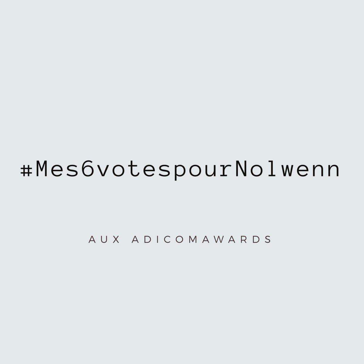 #Challenge Actuellement j’ai 444 votes. Si chacun de ces 444 amenait 5 personnes à voter pour moi j’aurai 2220. Si ces 2220 faisaient pareil j’aurai 11100 WAOH. #Mes6VotespourNolwenn (Vous et vos 5 amis )😍💃🏾!
VOTONS .↙️
👇🏾
cutt.ly/mdMWNP5
👆🏾