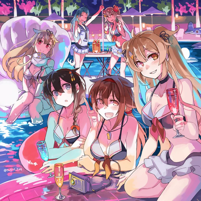白露型ナイトプール 