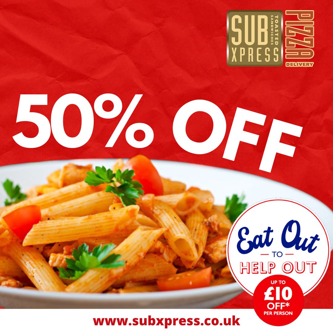 It's that time of the week again! You know where to go. 😉 #EatOutToHelpOut

subxpress.co.uk ⚡