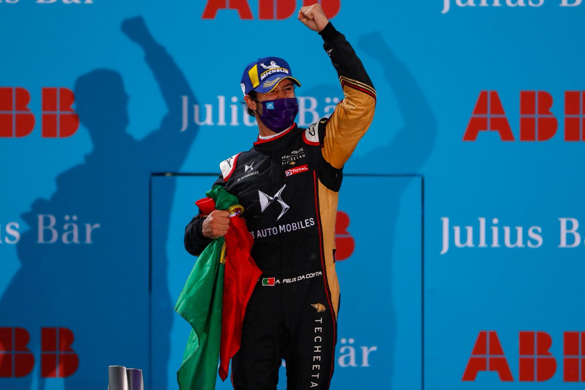 AlainDescat's tweet photo. Huge congratulations to @DSTECHEETAH team for their success in the 2019/2020 @FIAFormulaE! 🏁The @DS_Performance team secured the championship win with @afelixdacosta securing the Drivers' title! Well deserved 🏆#DSautomobiles https://t.co/NC149Rkc7r