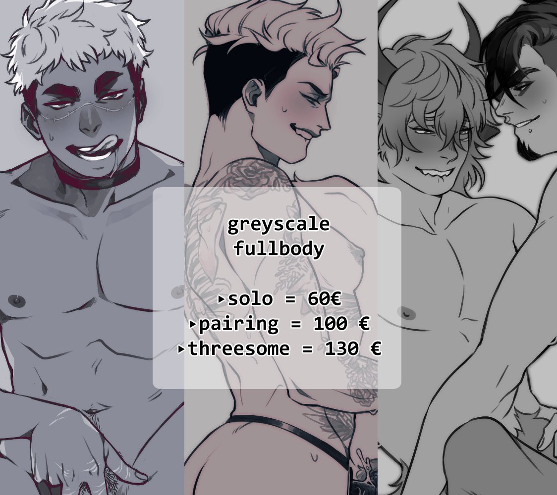 hey, there!
i'm accepting new commissions but i changed my prices :D
the old prices where still emergency prices i had two years ago and i never had the guts to raise them ?
i hope it's okay like this and when you have any questions feel free to dm me ? 