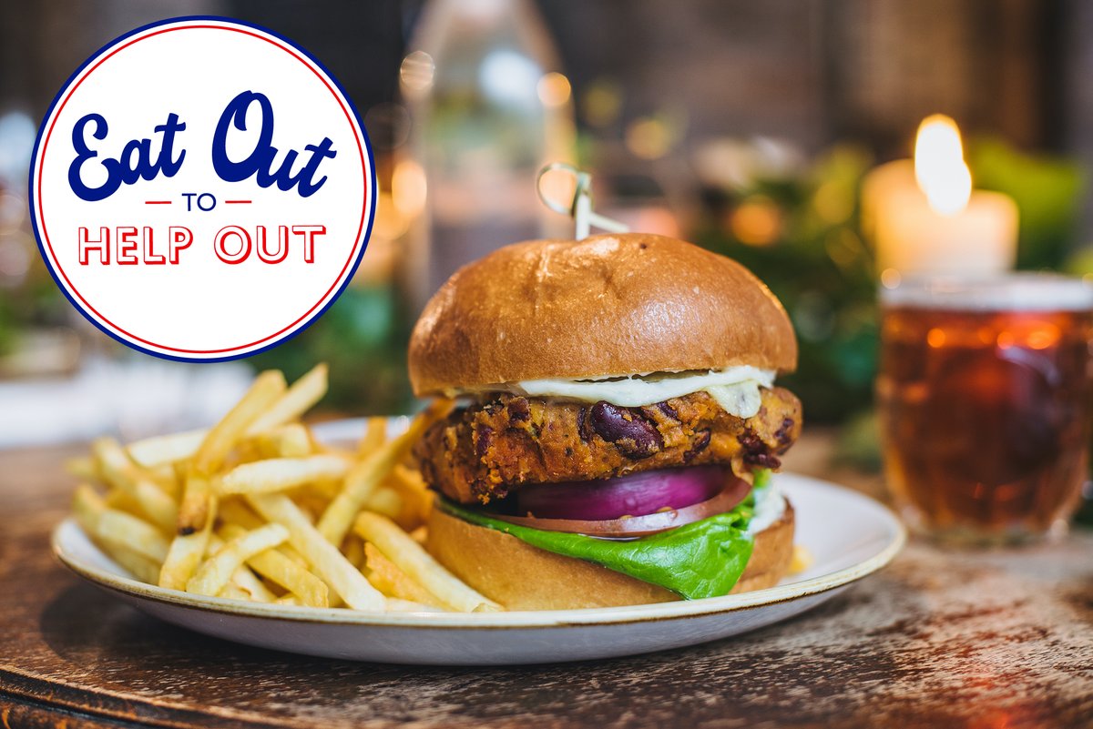 Eat Out To Help Out!

Every Monday, Tuesday and Wednesday during August you can get 50% off food and soft drinks from all our menus up to £10, as part of the Eat Out To Help Out scheme.

Great excuse to treat that pal you've been meaning to catch-up with to lunch!