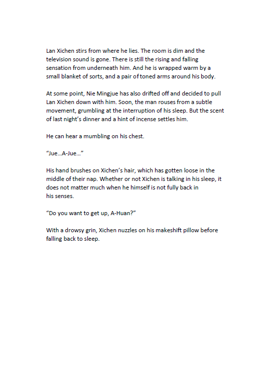 dapacchicode's tweet photo. [for day 3 - letter - finale]

For that time, there is nothing else but them.

#nielan #nielanweekend2020 
#聂明玦 #蓝曦臣 #聂蓝 🖋️

I did not expect the support for this fic.
Thank you so much, everyone! 💚💙 https://t.co/jmkP7w7iYA