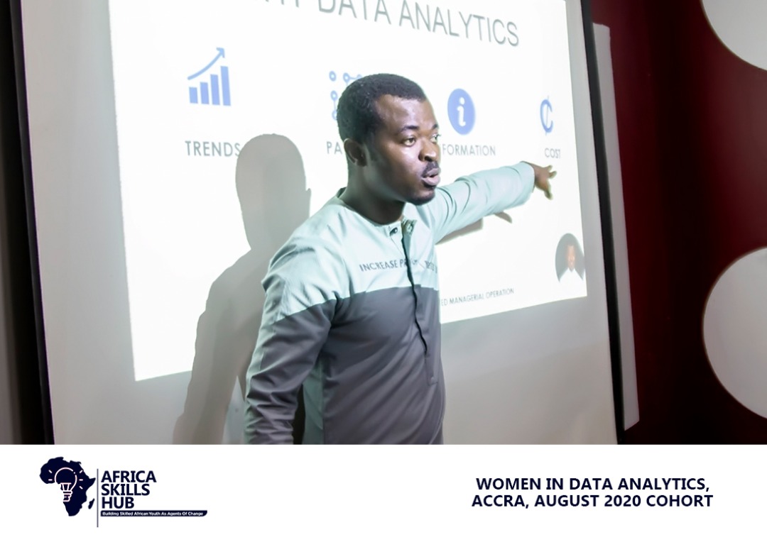 ASHAfrica_'s tweet photo. Our first training session for the Free Introduction to Data Analytics training for women over the weekend introduced trainees to data, data analytics process and its life cycle.
#ASHTrainings #AfricaSkillsHub #DataAnalytics #Career #YouthEmployment #Ghana #Goal5 #Goal8 https://t.co/eeuKiRZhS7