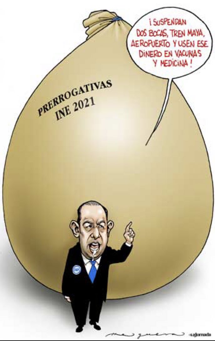 Basta de derroche.

Cartón de <a href="/ahelguera/">Antonio Helguera</a> en <a href="/lajornadaonline/">La Jornada</a>.