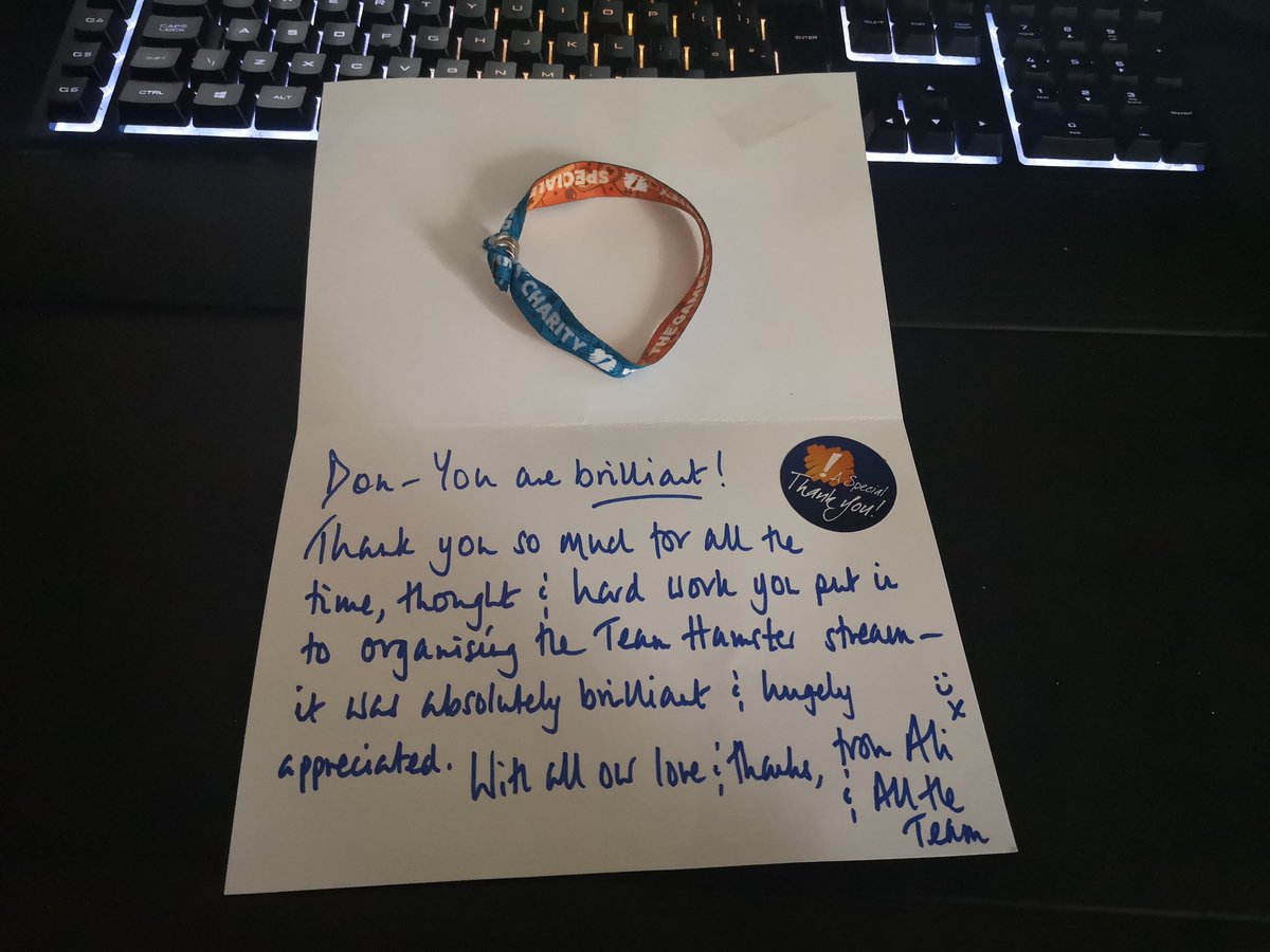 cardinalspawn83's tweet photo. Received this in the post today.  Such an awesome sentiment and really means a lot.

Thank you @SpecialEffect! https://t.co/DXPZ0pqkpM
