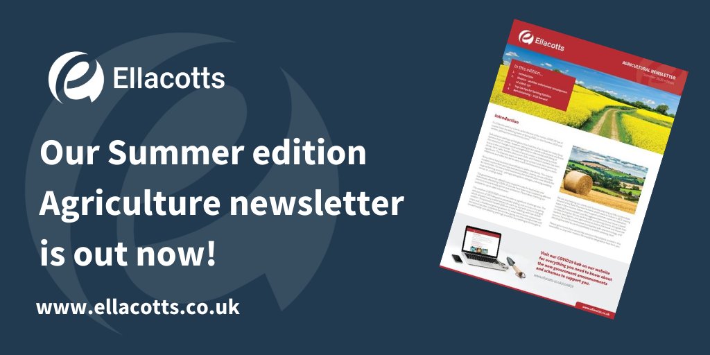 Our latest #Agriculture newsletter is out now! 👩‍🌾🚜

In this edition, we look at:

- Early indications of the 2019 harvest 🌾
- Top tax tips for farming families 💷
- How to navigate a marital split 💔

Have a read: bit.ly/3itN7L4

#newsletter #farming #farminglife