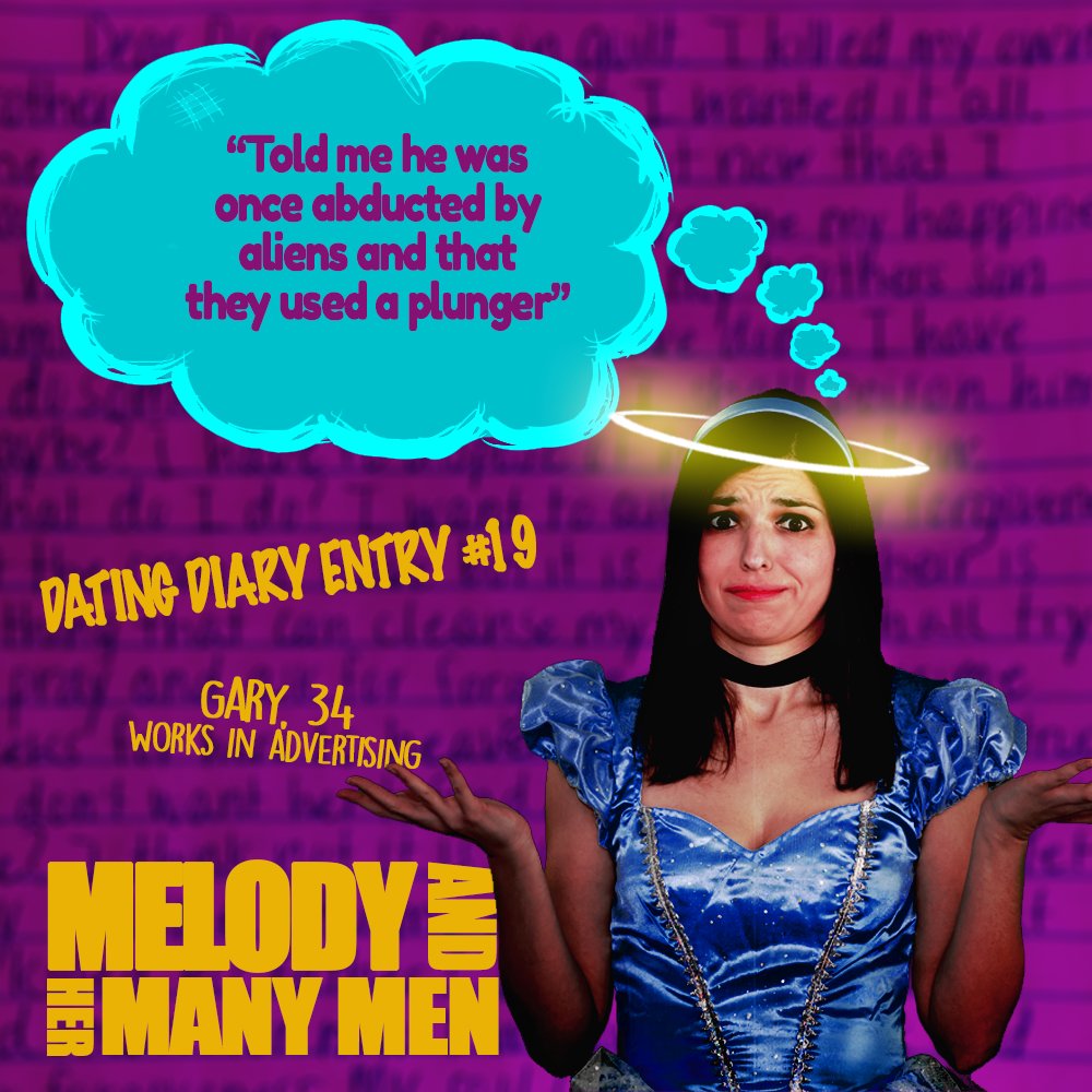 When Melody Met…
Gary, 34, works in advertising
“Told me he was once abducted by aliens and that they used a plunger”.
#MondayMotivation