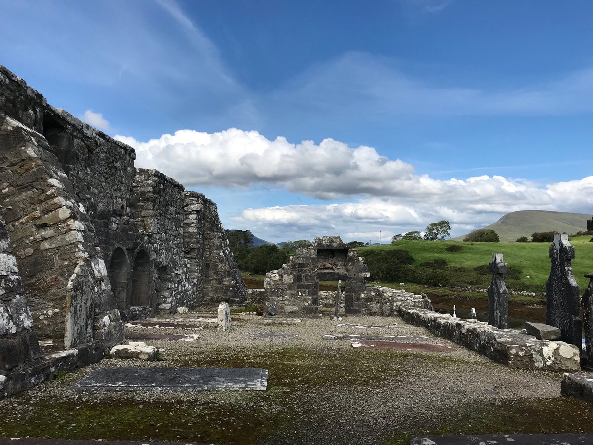 Burrishoole #Dominican friary: stunning &amp; practical location on a tidal estuary, a short drive from Westport ⁦<a href="/MayoCoCo/">Mayo County Council</a>⁩ ⁦<a href="/wildatlanticway/">Wild Atlantic Way</a>⁩ <a href="/UCCHistory/">History at UCC</a>⁩.  A 1494 chalice associated with the friary is now ⁦<a href="/NMIreland/">National Museum of Ireland</a>⁩ #100objects