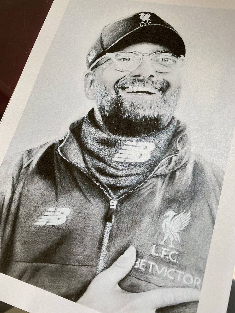 My Jurgen Klopp prints are now available on my website for only £5.99! 

All posted first class. I ship worldwide! They are LIMITED EDITION. 

Get yours now kimberleyart.com