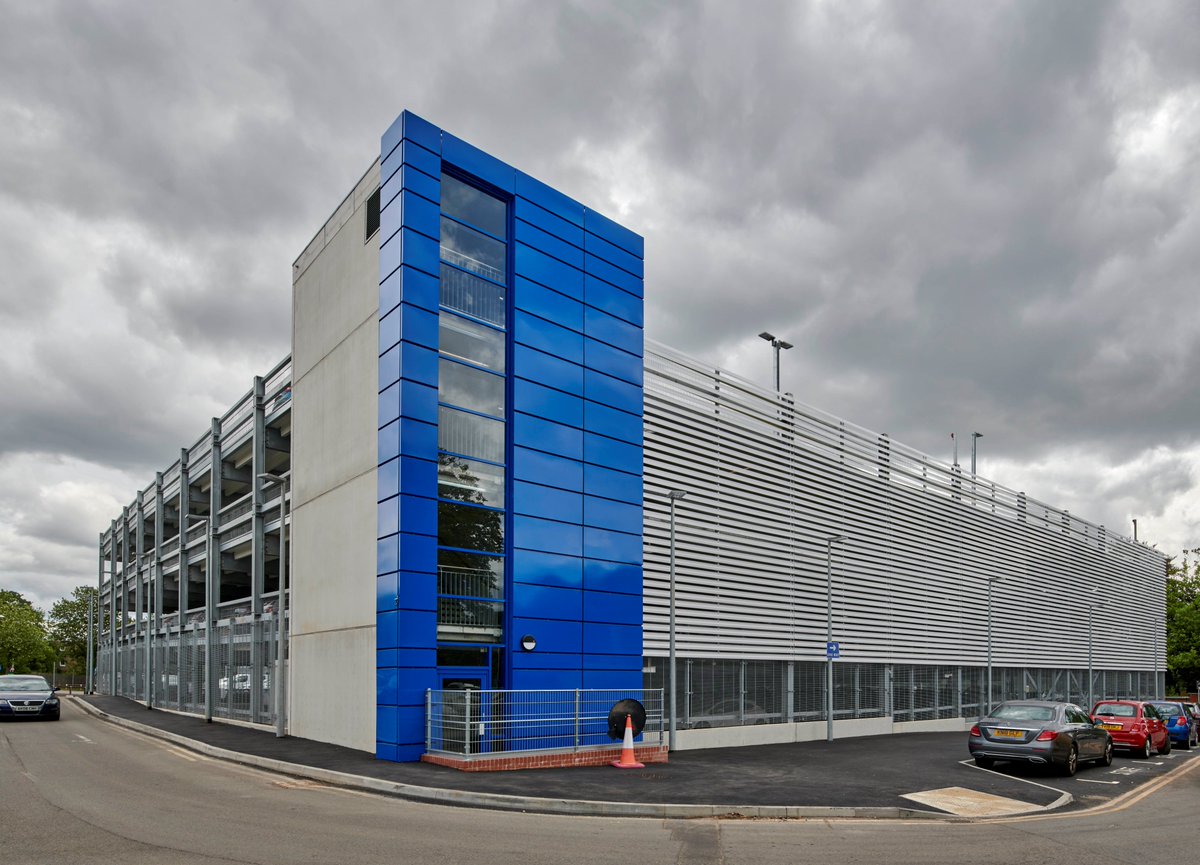 BridgerCarr's tweet photo. Bridger Carr architects are delighted to see the opening of the new multi-storey car park at New Cross Hospital, Wolverhampton. A great project to be part of. @RWT_NHS #clancyconsult #hubercarparksystems #edmundshipway #cushwake #hubercarparksystems #hospital #carpark https://t.co/8sNwFFinbW