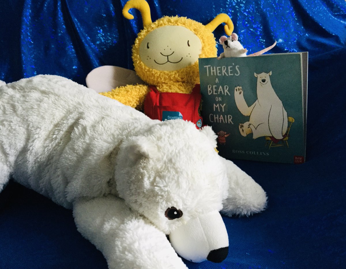 InverclydeLibs's tweet photo. Catch up with todayโs #BookbugOnline Session over on our Facebook page
https://t.co/wrlbvcJgdm
Todayโs picture book story link is Thereโs a Bear on My Chair by #RossCollins and published by Nosy Crow.
#LibraryLiveInverclyde #BookbugFun #Makaton https://t.co/hLQcSmnHhh