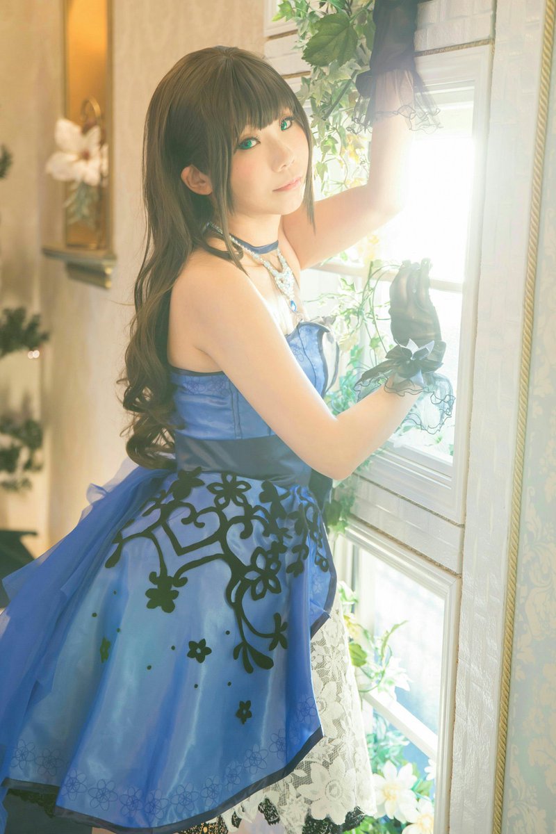 渋谷凛 SSR限定 エターナルブルーム コスプレ衣装 靴付き