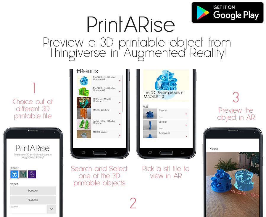 AndriesGeens's tweet photo. @thingiverse Just released PrintARise to the Google Play Store! Visualise and inspect any 3D print model from Thingiverse within this ad-free application! https://t.co/SGQSIGVCNv
