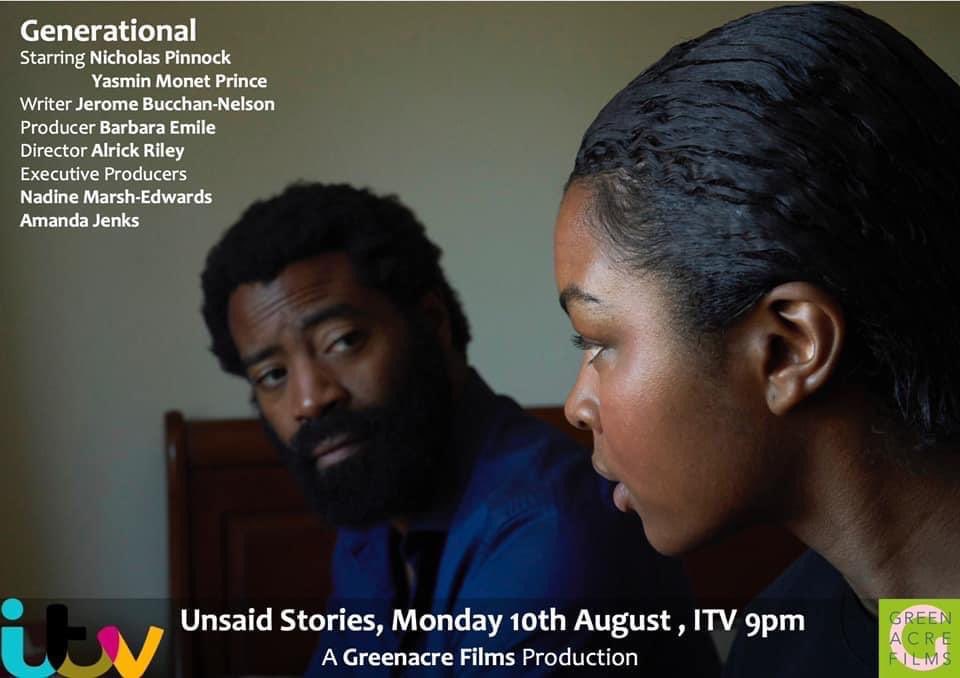 Looking forward to seeing this one from superbly talented writer <a href="/JeromeBN/">Jerome BucchanNelson</a> this eve on #ITV . Unsaid Stories <a href="/greenacrefilms/">Greenacre Films</a> 9pm