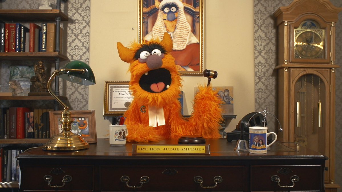 Welcome to Monster Court! Judge Smudge presiding...  
bbc.co.uk/cbbc/joinin/be…