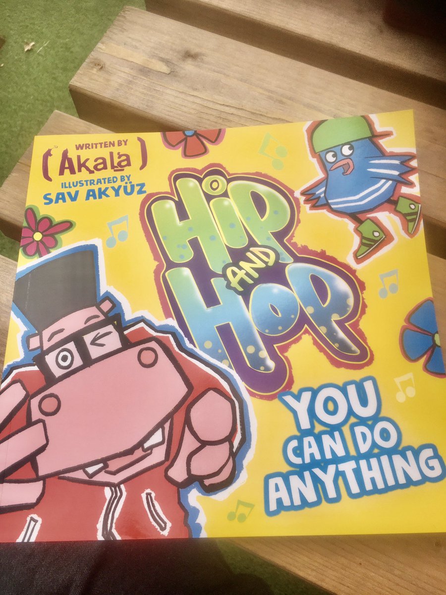 Got this for the girls yesterday #nationalbookloversday. Words by <a href="/akalamusic/">Akala</a>. Keep practising people. ❤️