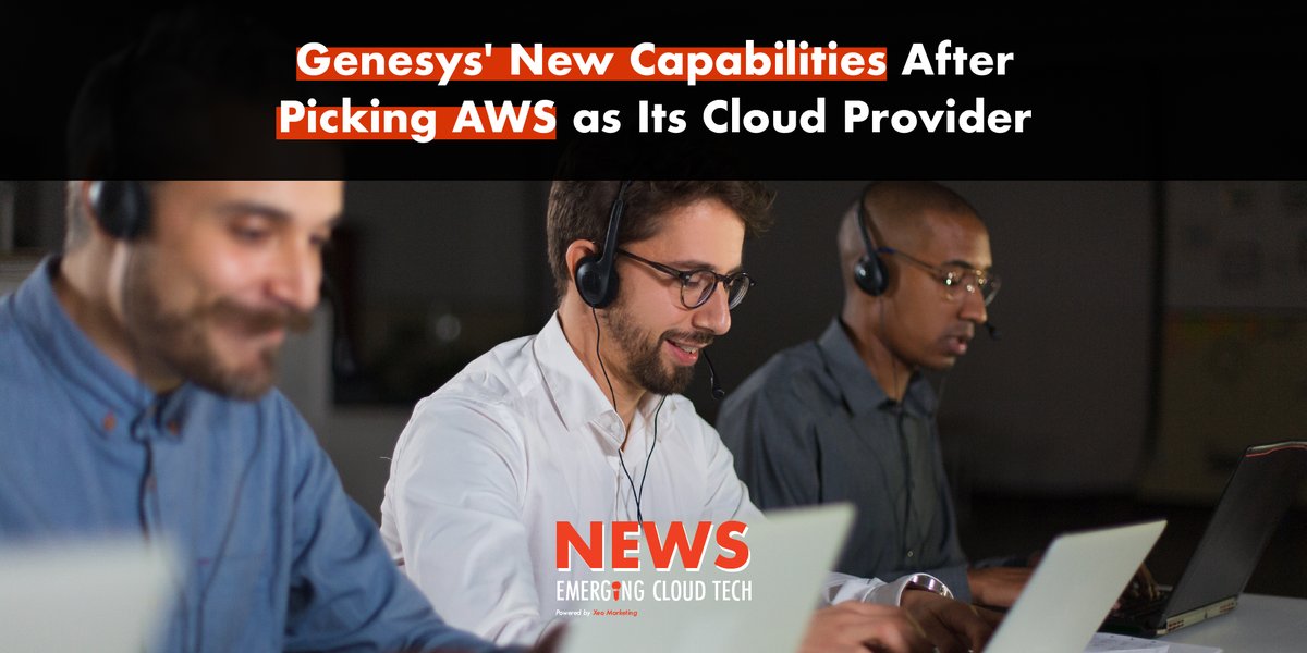 B2BITbuyers's tweet photo. #UCaaS #CCaaS
Amazon Web Services recently announced that contact center provider Genesys picked AWS as its preferred cloud provider. What does it mean for Genesys' users &amp; resellers? https://t.co/RIwcMXYcUQ

#EmergingCloudTech https://t.co/tZrdT8DL5W