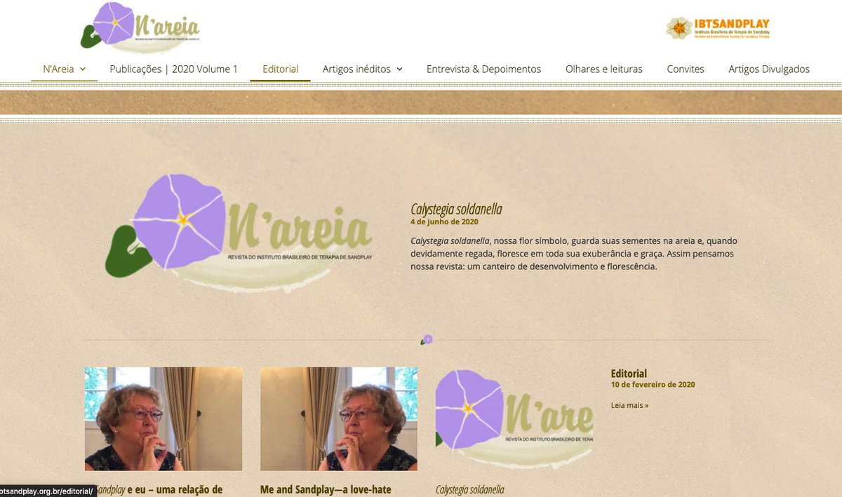 Novo website da Revista N'Areia, confiram: 
na-areia.ibtsandplay.org.br