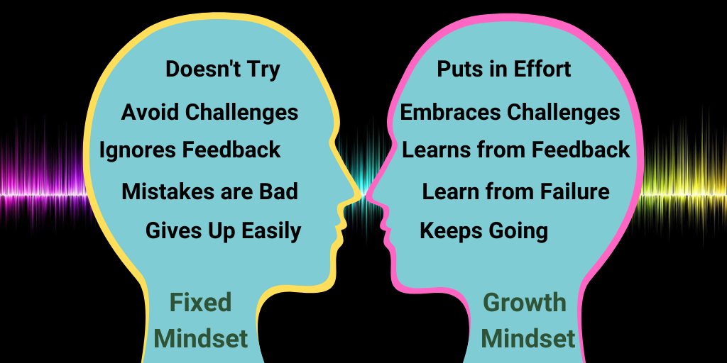 Mindset 
A fixed mindset is belief in basic abilities, intelligence, talents, are just fixed traits. A growth mindset is an understanding  that talents and abilities can be developed through effort, good teaching and persistence.

#HDSBstillconnected @oodps1 <a href="/HDSB/">Hugo Borges</a>