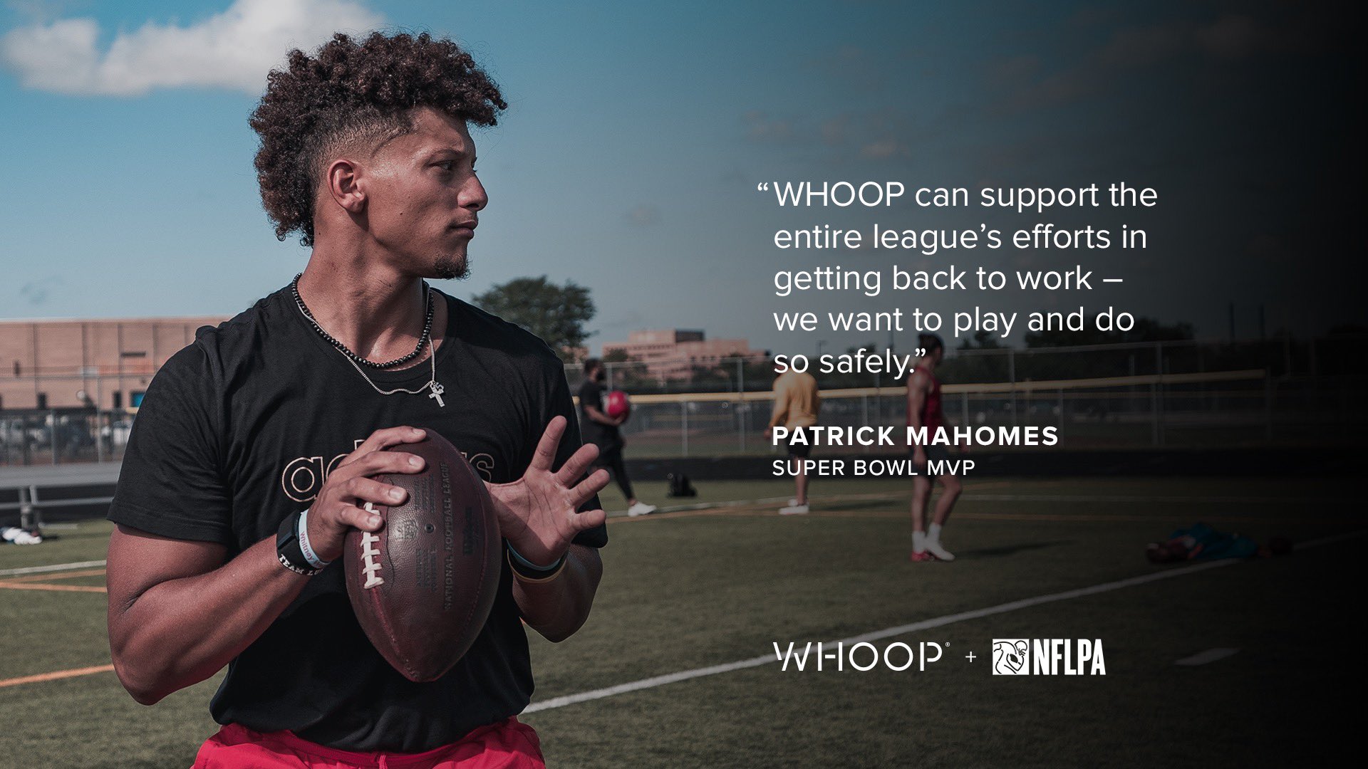 Patrick Mahomes II on Twitter: "Ready to get back to work. Learn about how @ WHOOP is helping us return to play safely: https://t.co/43IZ9tCMFE  #poweredbywhoop https://t.co/bh2asPGxuB" / Twitter