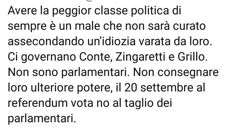 PdFMilano's tweet photo. meno parlamentari = meno democrazia
#Referendum2020 #Referendum2020_iovotoNo https://t.co/SpfMCb9SHh