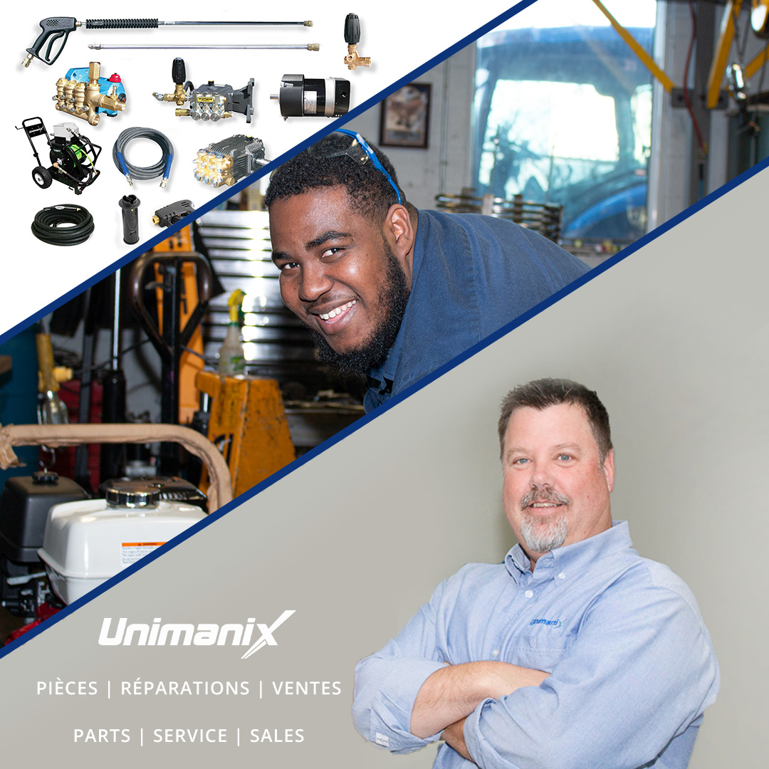Chez Unimanix, nous nous occupons de tout! Ventes, pièces et service, le tout en un seul endroit. 

unimanix.com |  Montréal  |  Québec  |  Toronto  |  Ottawa

#laveusesapression #industriel #ventes #pieces #service #quebec #montreal #canada #ottawa
