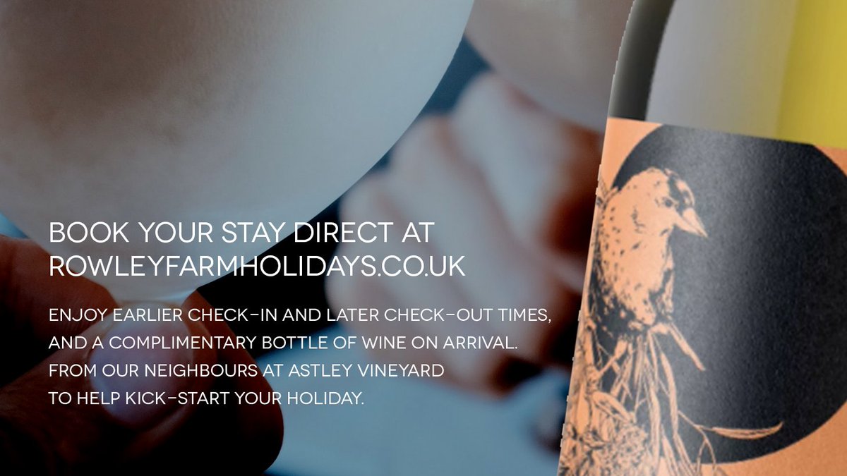 Ahh... the perfect weather to enjoy a spot of al fresco dining or you may prefer to relax in your own hot tub. 

Book direct rowleyfarmholidays.co.uk and enjoy earlier check-in later check-out AND a complimentary bottle of award winning local wine from @AstleyVineyard 🍾