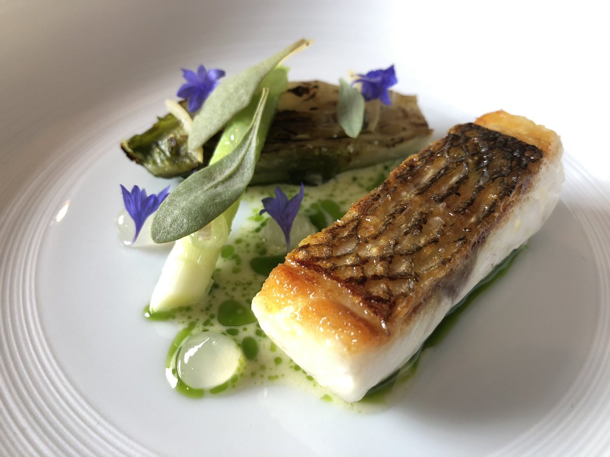 doran_mr's tweet photo. King Crab; Monkfish, Girolles, Truffles; Seabass, Baby Gem, Leek; Salt aged Cumbrian Lamb, Turnip , Lemon Verbena @Kennyatkinson1 House of Tides. Brilliant dishes https://t.co/E7R3rmrF2s