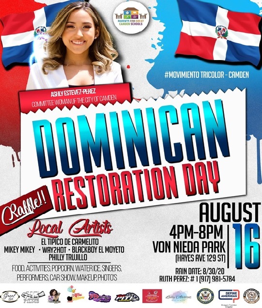 Congratulations to Ashly Estevez-Perez, LUPE FUND member and first-generation Dominican, Committeewoman in Camden on the first Dominican Restoration Day celebration at Von Neida Park in Camden, NJ from 4:00 pm - 8:00 pm on August 16th.
#LupeNJ #DominicanRestorationDay #Movimiento