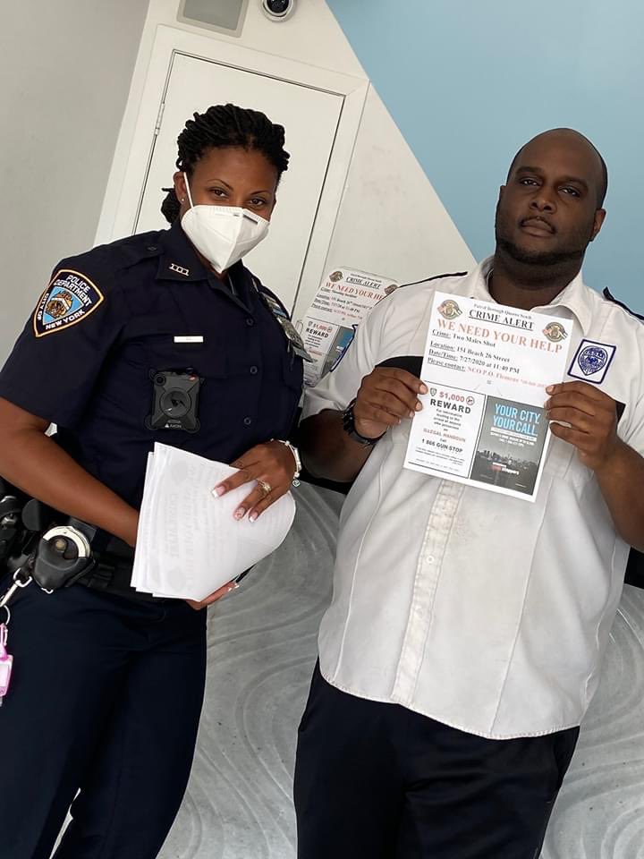 NYPD101Pct's tweet photo. Thank you #101NCO’s and #YCO’s for spreading the word regarding 2 males that were shot on 7/27/2020 in front of 151 Beach 26 street. If you have any information regarding this incident please call Officer Flemens 917-514-1831 or Crime Stoppers 1800-577-Tips
#YourCityYourCall https://t.co/rzBkGZnA2J