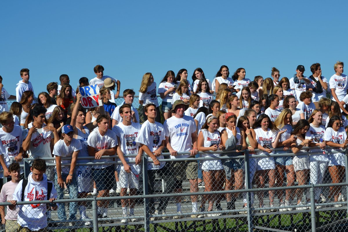 westcoastpreps_'s tweet photo. Tamalpais had around 22 players at the JV and varsity levels when Matthew LemMon took over. Now the numbers are growing and the stands are packed every single week.

(📸Courtesy of Tamalpais Football)

Full story on the rise of Tamalpais: https://t.co/gRxIG3YkyI https://t.co/BwGylPBiwj