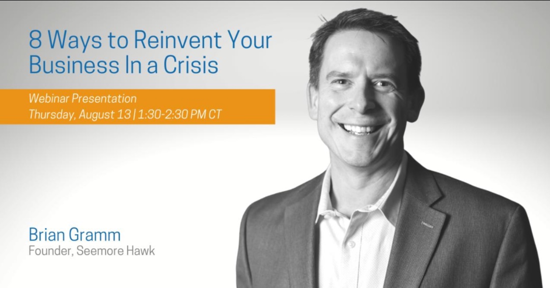 MaxwellStrat's tweet photo. Now is the perfect time to take restock and even reinvent yourself and your business. Check out this webinar Thursday, August 13 from Seemore Hawk for 8 strategies to reduce expenses and reinvent your business right now. https://t.co/tYsW5KwfZQ https://t.co/PkoDb7F36R