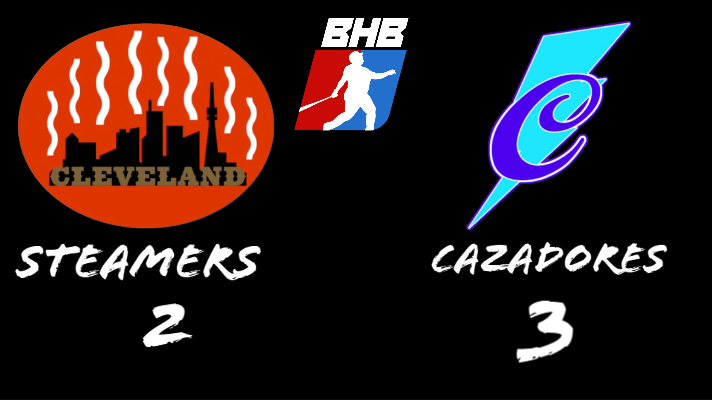 The @SJCazadores win a close one against the @SteamersBHB and take a 1-0 series lead <a href="/HeadBaseball/">Big Head Baseball</a> #bigheadbaseball
