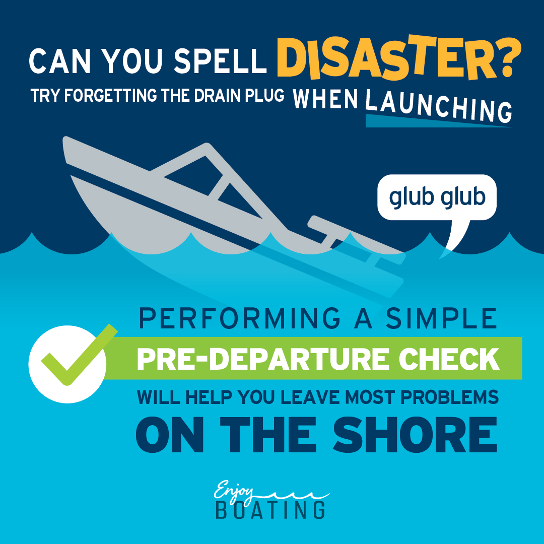 csbc_bt_tips's tweet photo. Forgetting the drain plug in when launching can spell disaster at the dock. Performing a simple pre-departure check will help you leave most problems where they belong…on shore.
 
Learn more tips at https://t.co/ANXNw0DCm0

#enjoyboating #safeboating #beprepared #csbc https://t.co/edb1OQ69hs