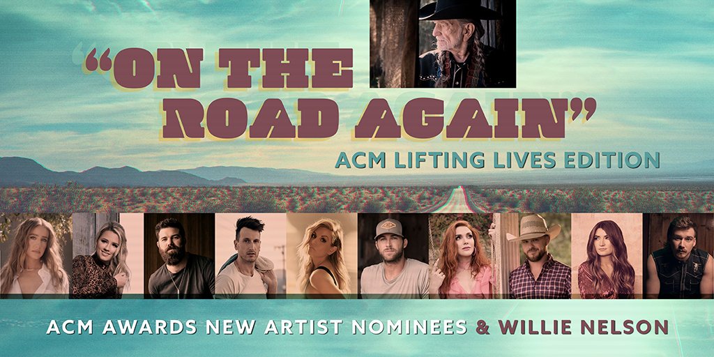 So excited to be featured on the reimagined hit “On The Road Again (ACM Lifting Lives Edition),” with my fellow #ACM New Artist Nominees and the legendary Willie Nelson! Releasing THURSDAY, August 13, proceeds from the song will benefit #ACMLiftingLives COVID-19 Response Fund.