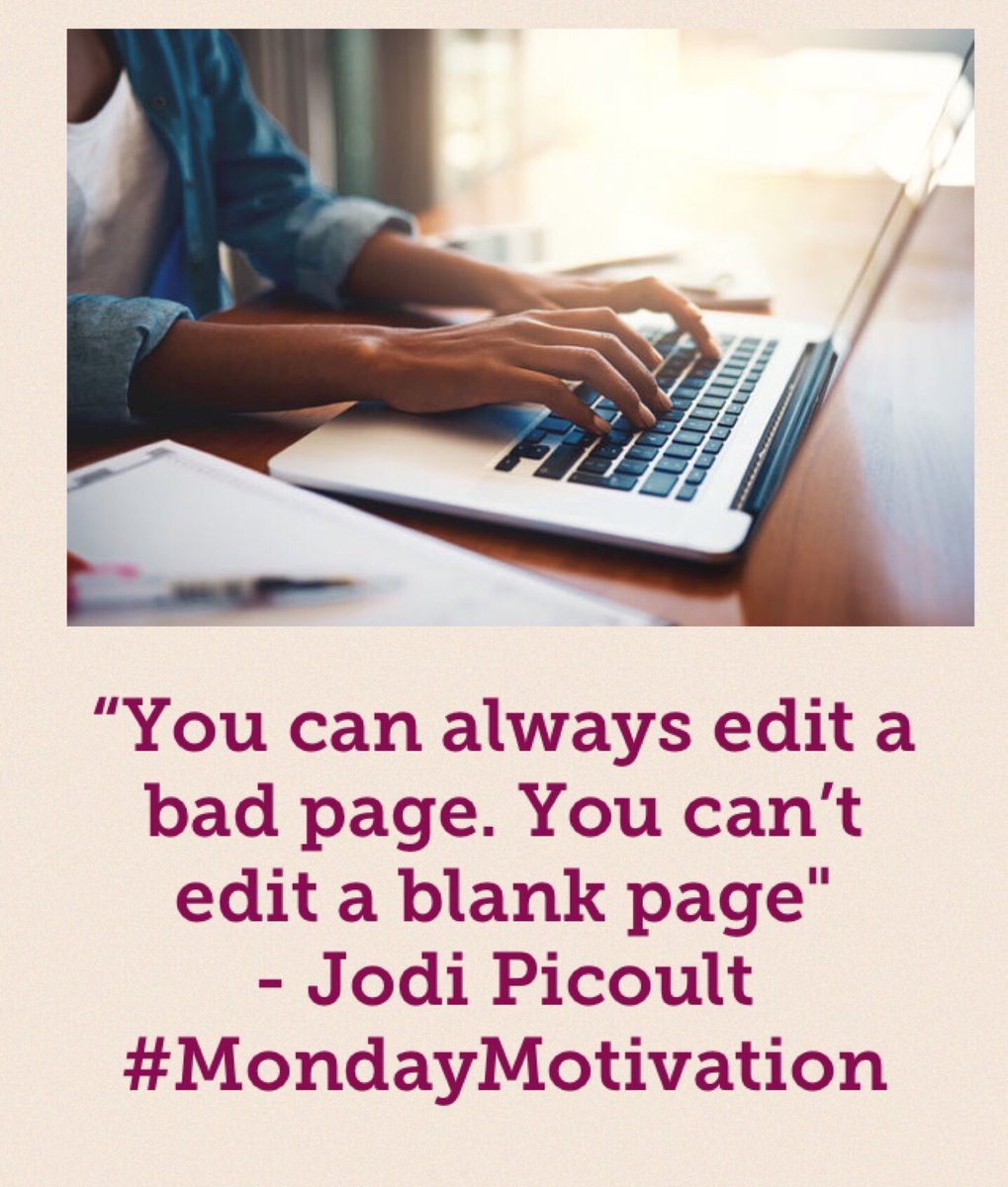 “You can always edit a bad page. You can’t edit a blank page"
-Jodi Picoult #MondayMotivation #IWCPublishing #WritersCafe #Writers #writing #Authors #WritingCommnunity <a href="/jodipicoult/">Chi Ly</a>